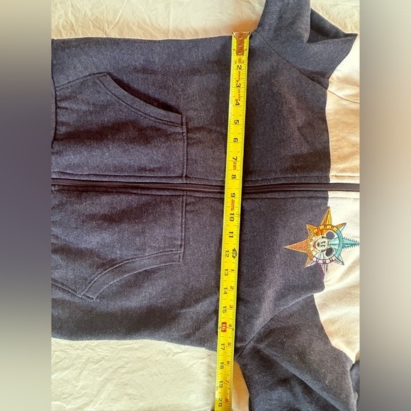 Mickey Mouse Disney Park Compass Full Zip Hoodie Adult Sz XS Embroidered - Picture 8 of 9